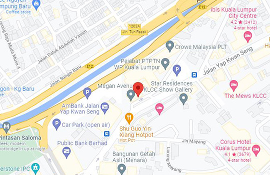 Malaysia Office map