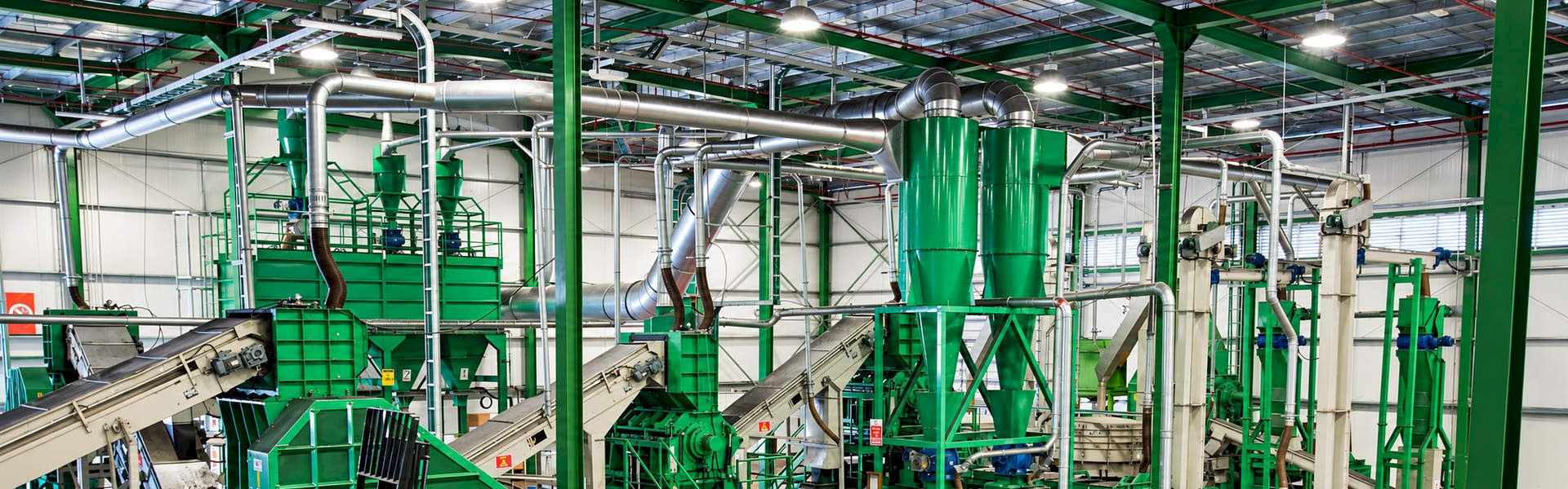 Tyre Shredding Facility Scrap Tires Waste Energy Plant Recovered Carbon Black.