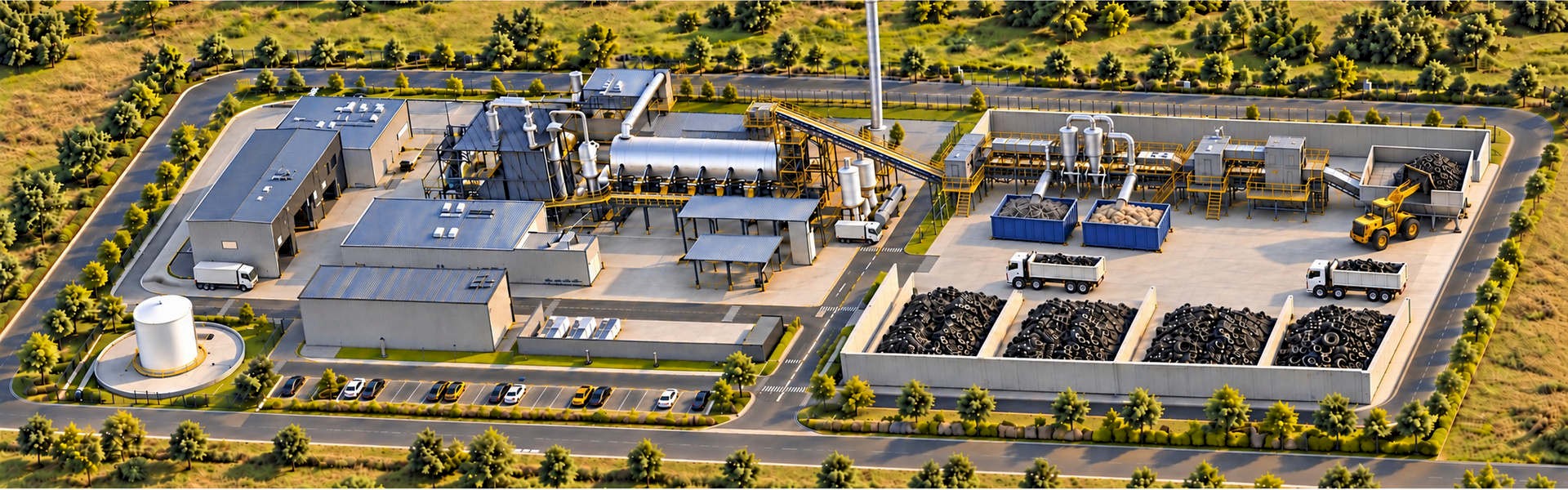 Italiana Energetica Tire Pyrolysis Plant Tyre Recycling Italy Ecopneus EU Permits.