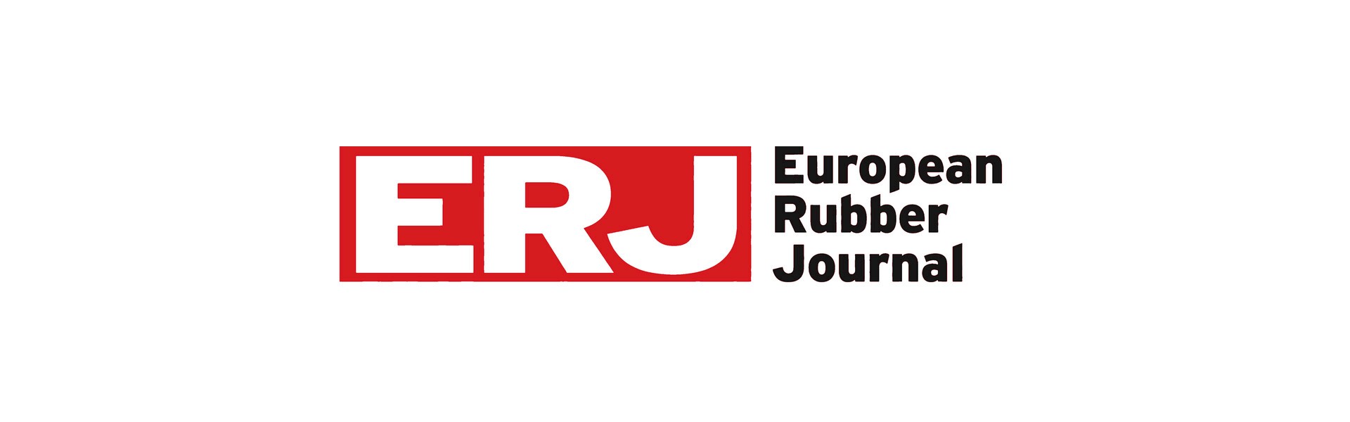 European Rubber Journal logo with white ERJ lettering in a red rectangle.