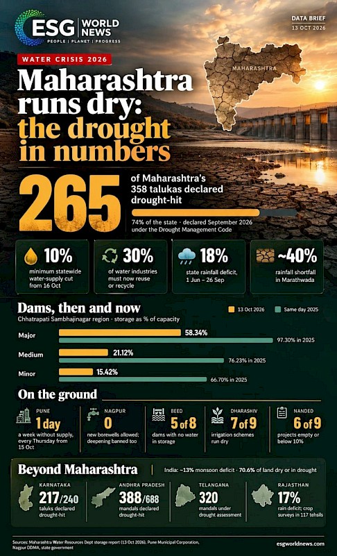 India - Maharashtra Runs Dry: Drought in Numbers 2026