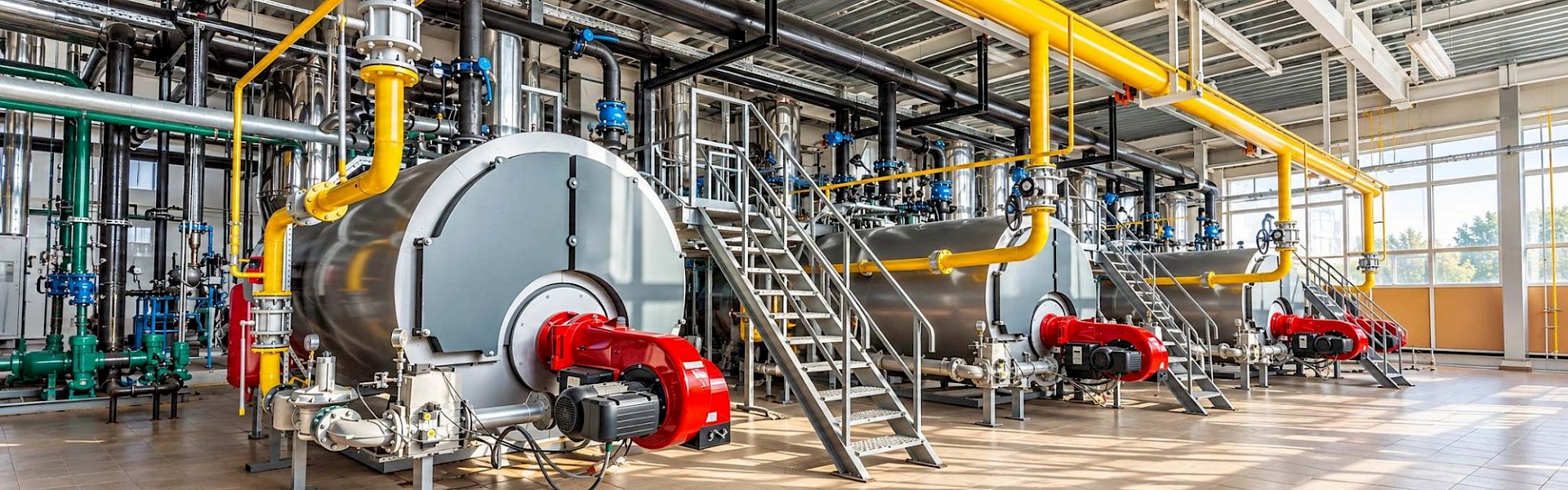 Tire Pyrolysis Plastic Waste Gas Industrial Boiler Room Gasification Plant.